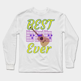 Best guitar dad ever Long Sleeve T-Shirt